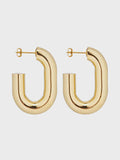 BOUCLES D’OREILLES XL LINK DORÉES