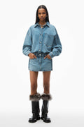 Robe chemise en jean