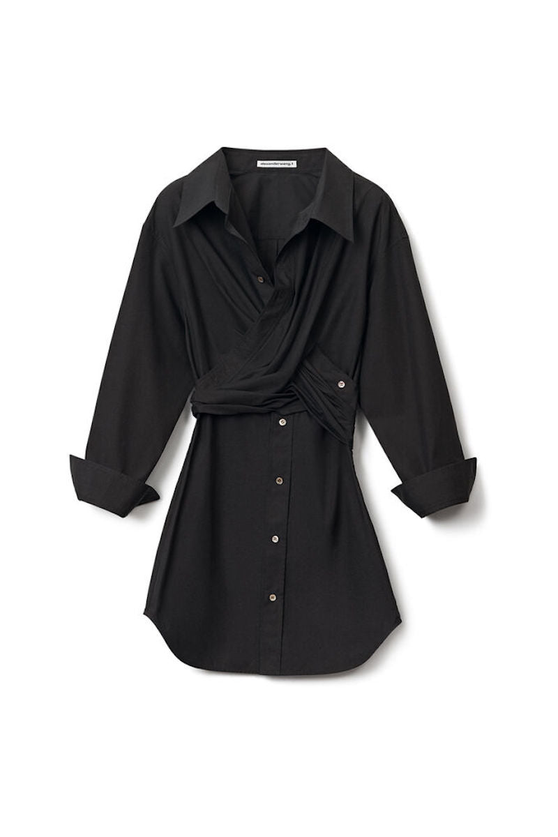 Black Shirt Dress