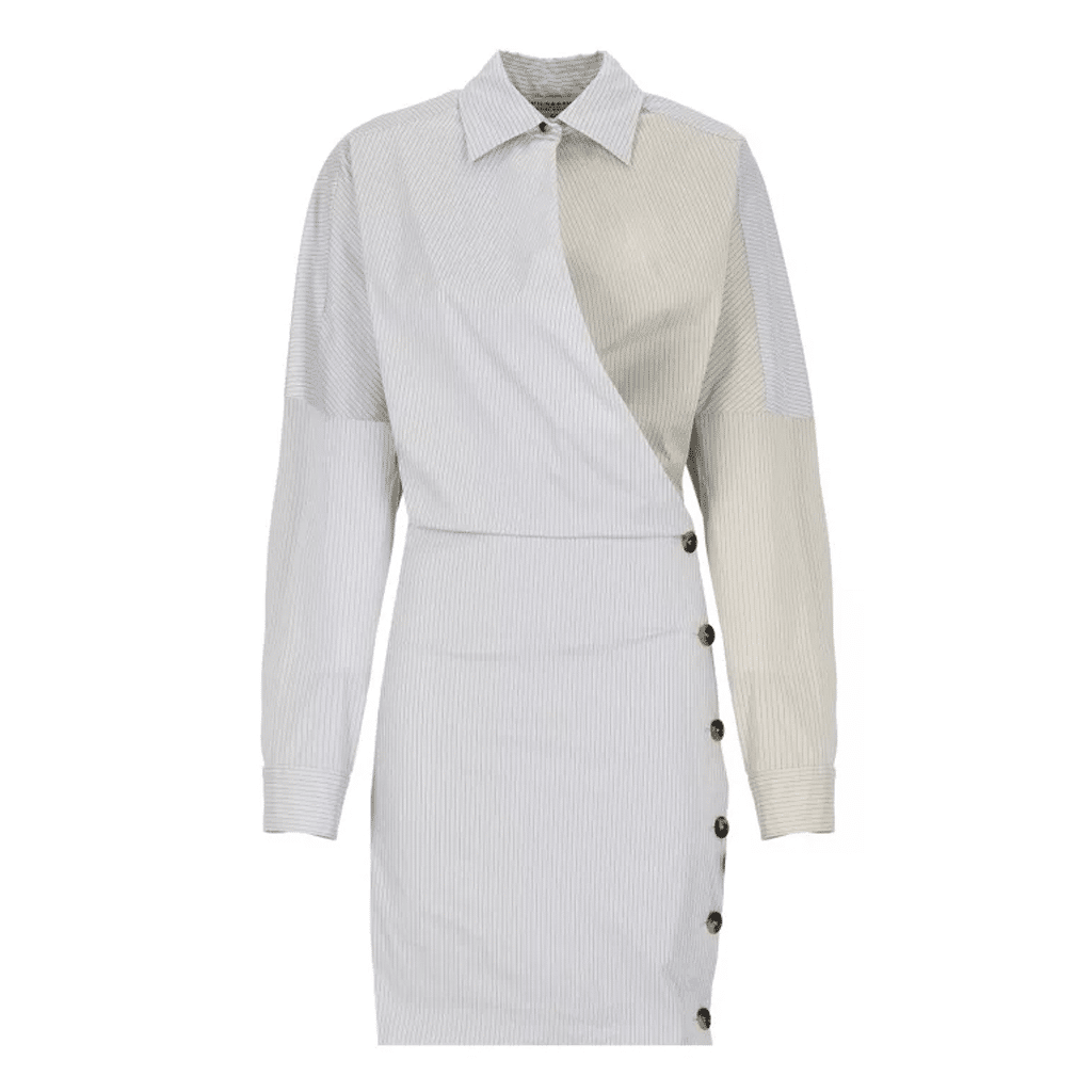 Philosophy Robe avec boutons bleue