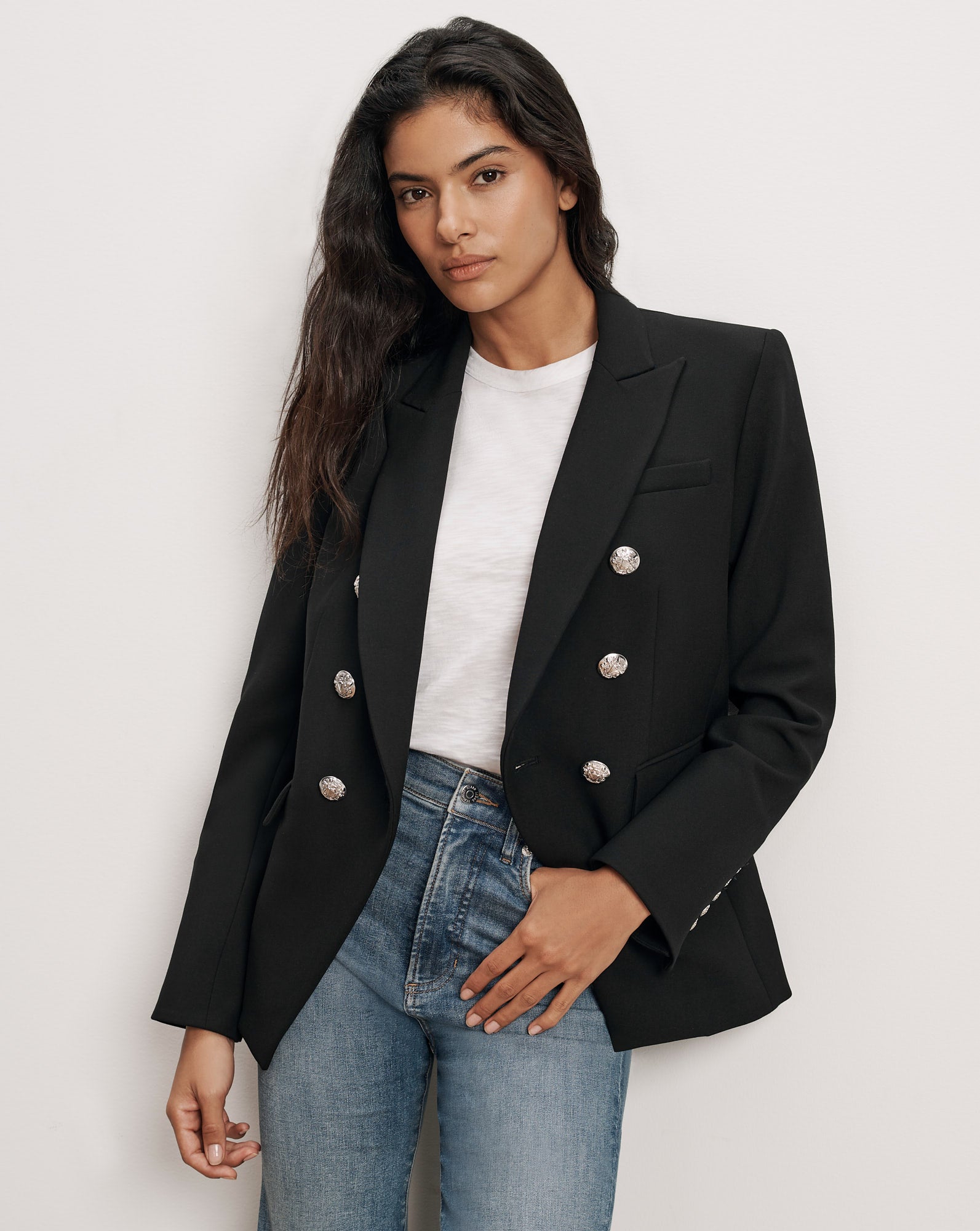 veste blazer miller Dickey Jacket boutons argentés