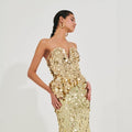 Corsage En Sequins Miroir