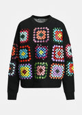 Sweat-shirt shirt karnaval à sequins multicolores