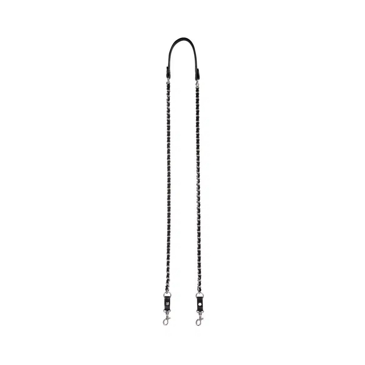 Bandoulière chaine Agneau Noir Silver