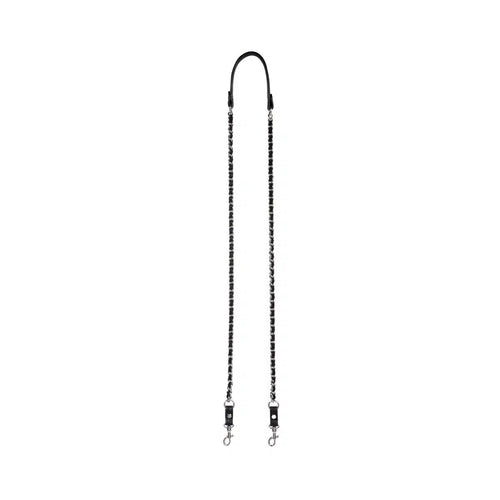 Bandoulière chaine Agneau Noir Silver