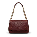 Lulu M burgundy