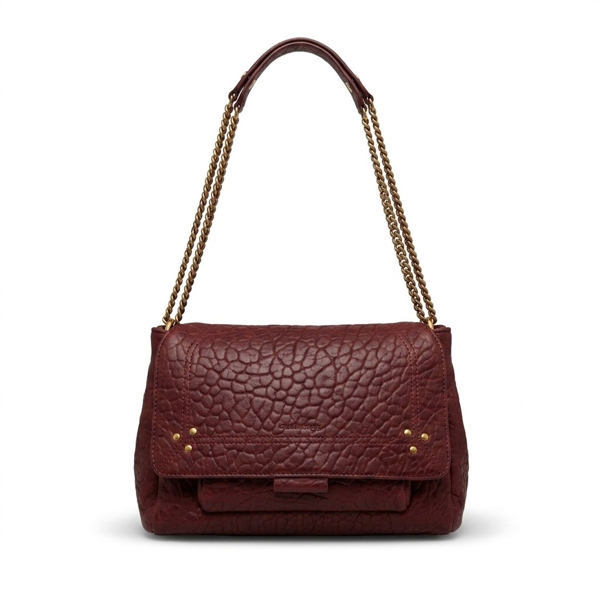 Lulu M burgundy