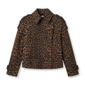 Veste Sacha courte imprimeé Leopard