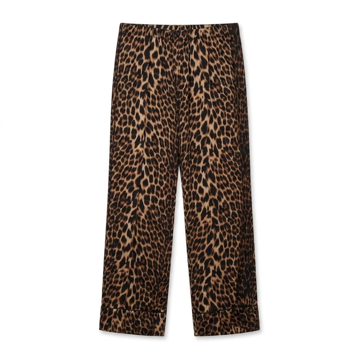 pantalon new joseph en soie imprimé Léopard