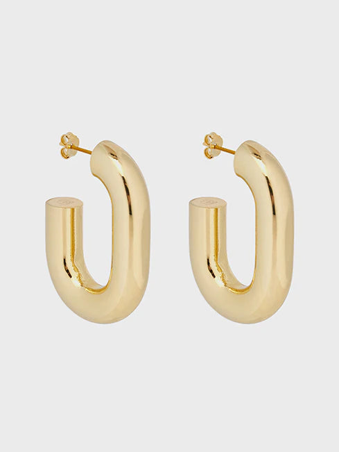 BOUCLES D’OREILLES XL LINK DORÉES