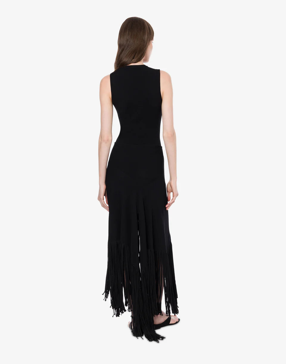 Jupe extensible avec franges