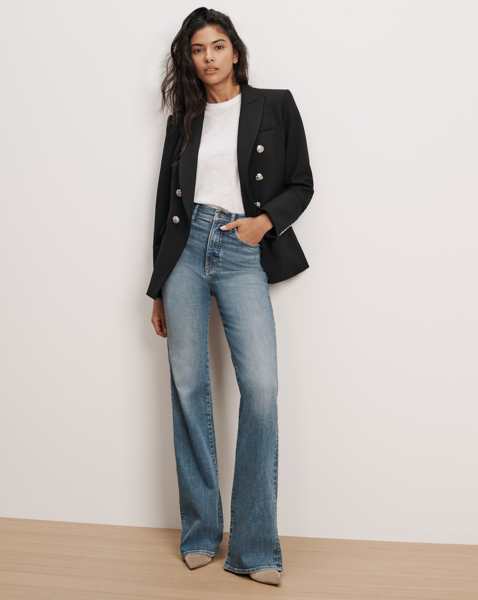 veste blazer miller Dickey Jacket boutons argentés