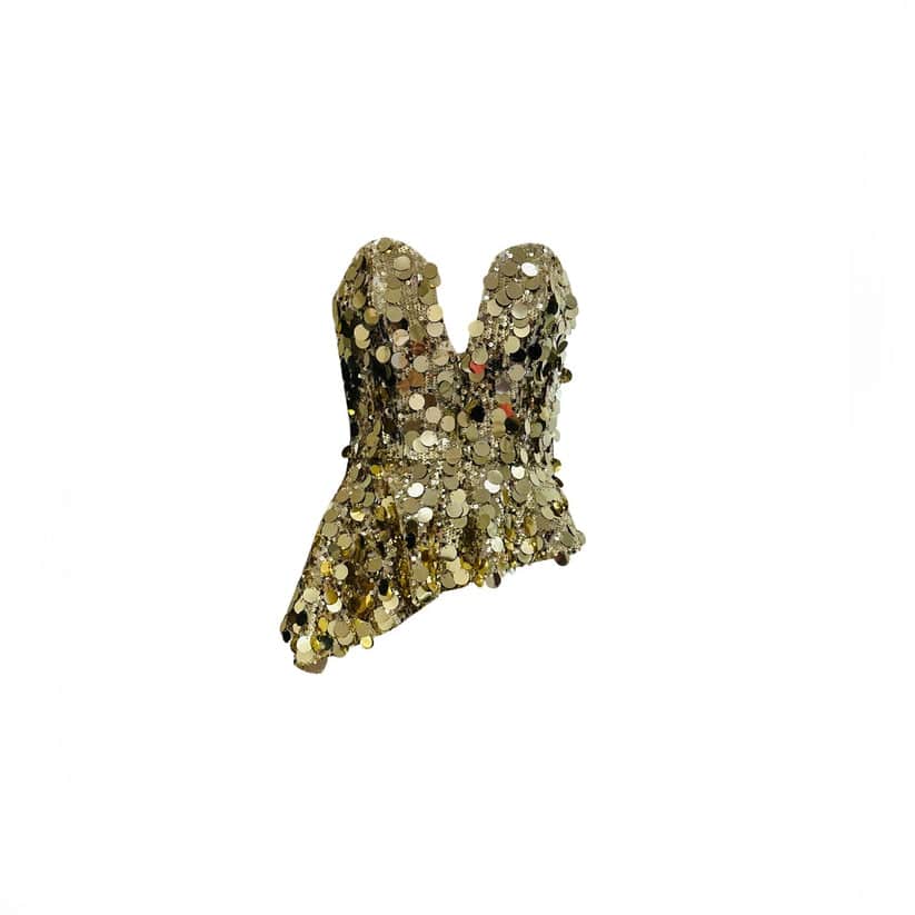 Corsage En Sequins Miroir