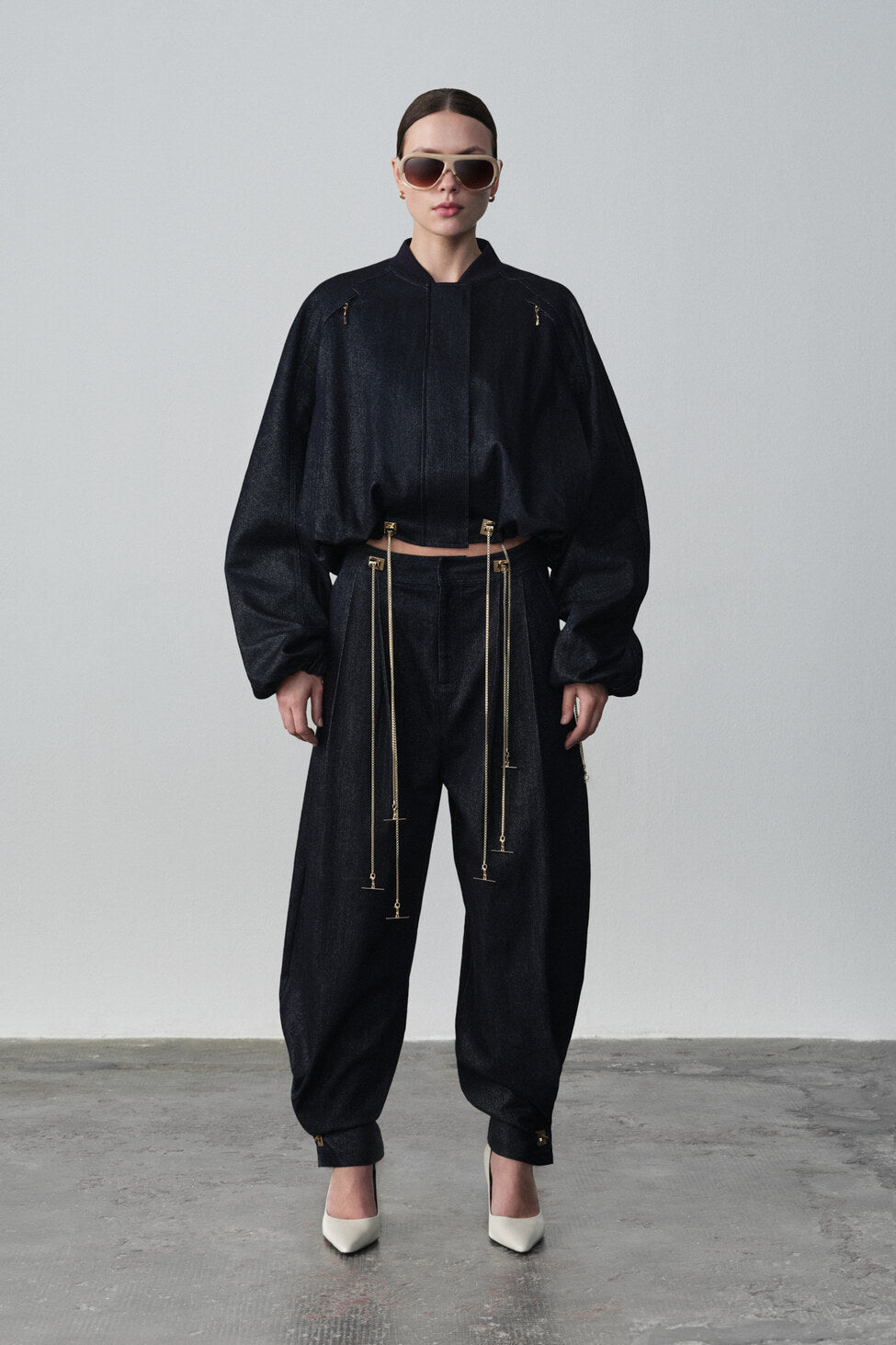Danaé Pants Shimmering indigo