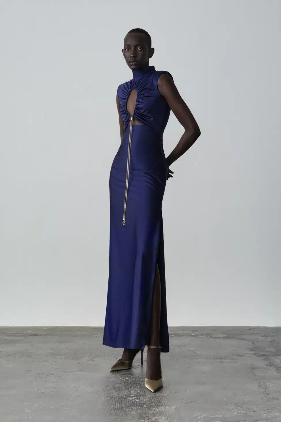 Robe Genis bleue nuit