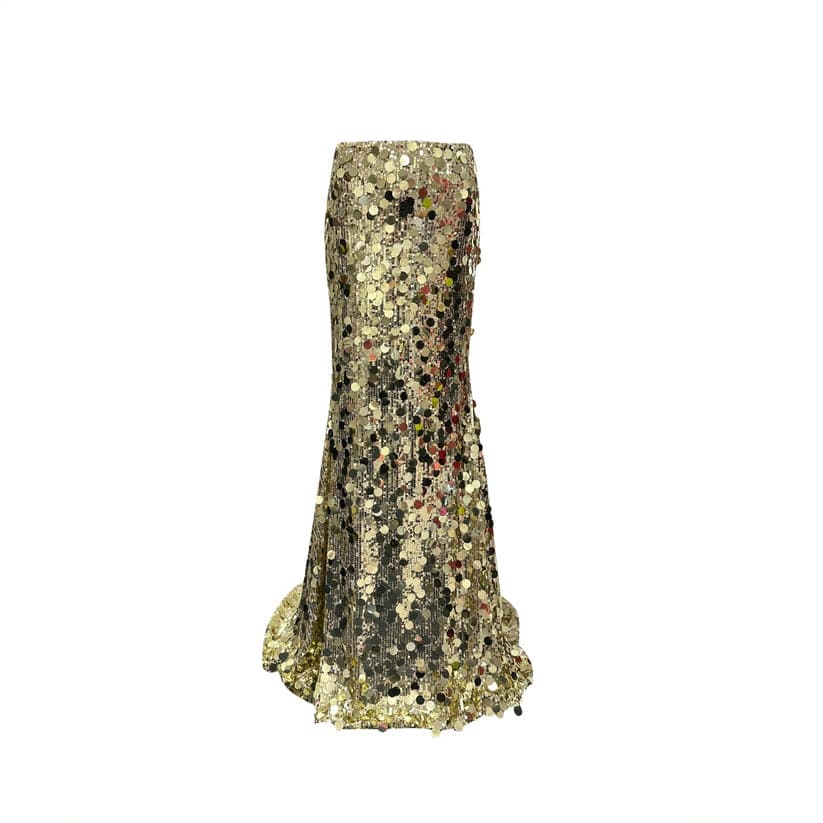 Jupe À Sequins Miroir