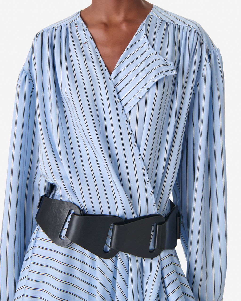 CEINTURE LARGE EN CUIR