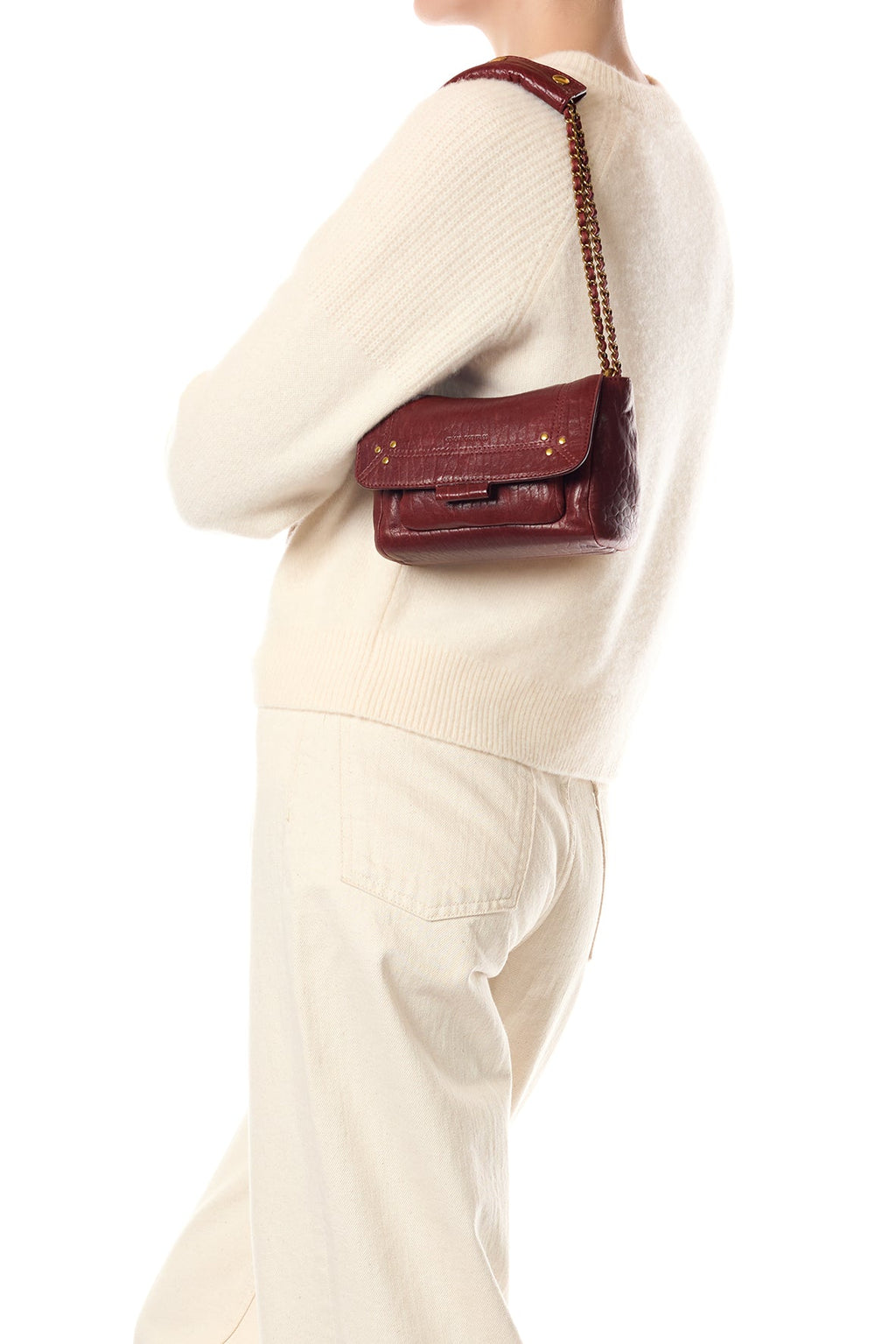 Lulu S Agneau Bubble Burgundy