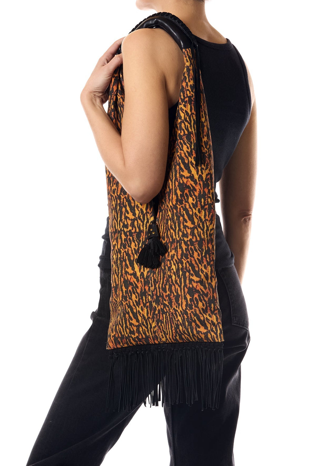 Tote bag Aram M en toile Jaguar
