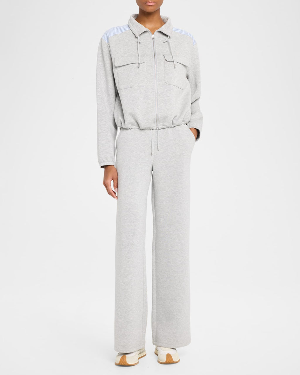 Pantalon Ernie en scuba stretch avec cordon de serrage
