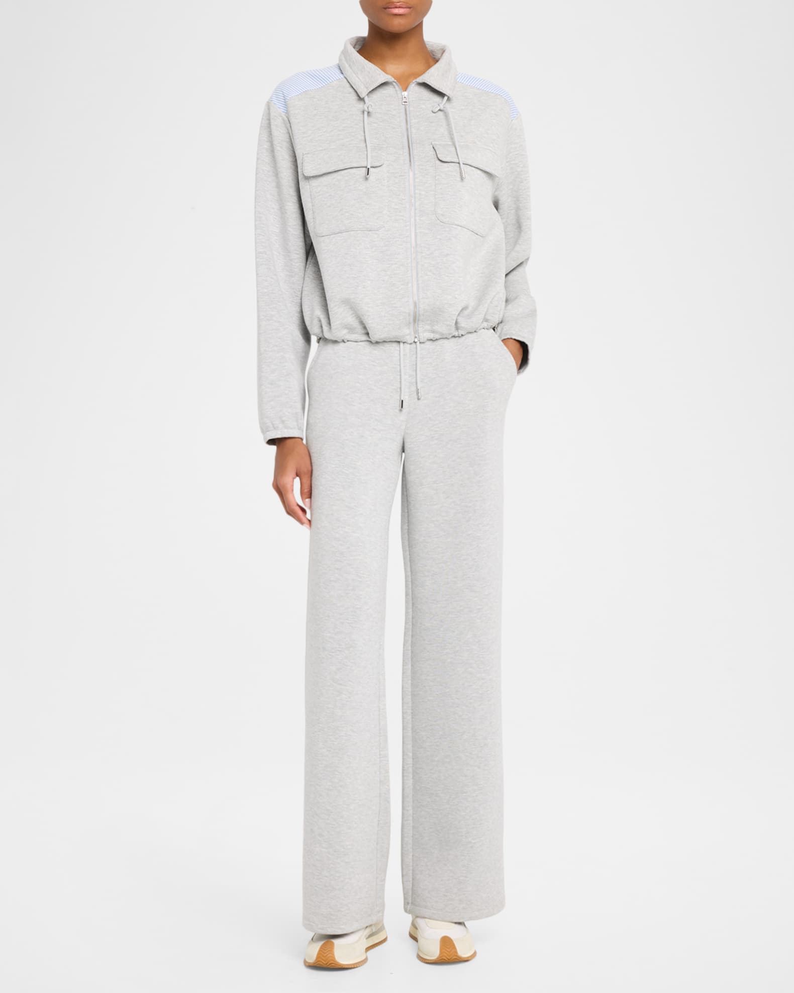 Pantalon Ernie en scuba stretch avec cordon de serrage