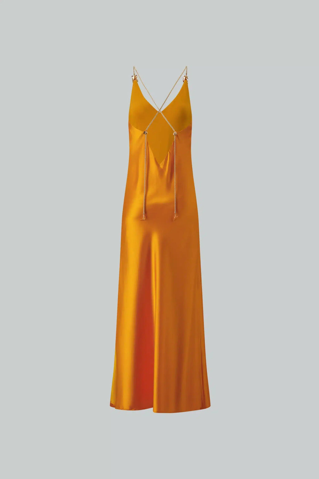 Robe Selena golden orange