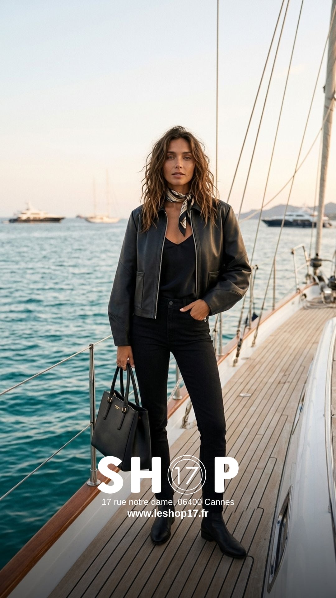 SOLANA Blouson d’aviateur de coupe décontractée en cuir