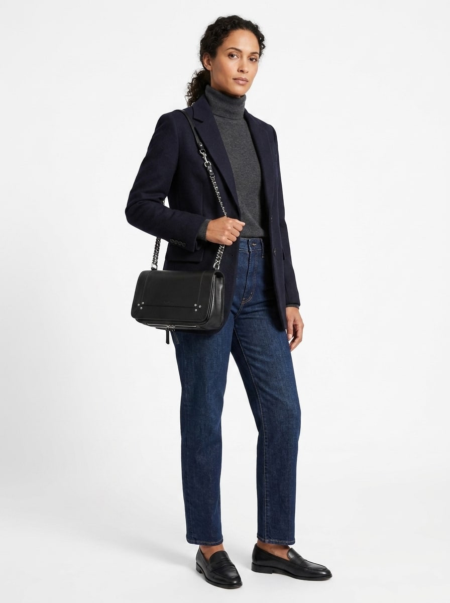 Sac bobi M  noir silver