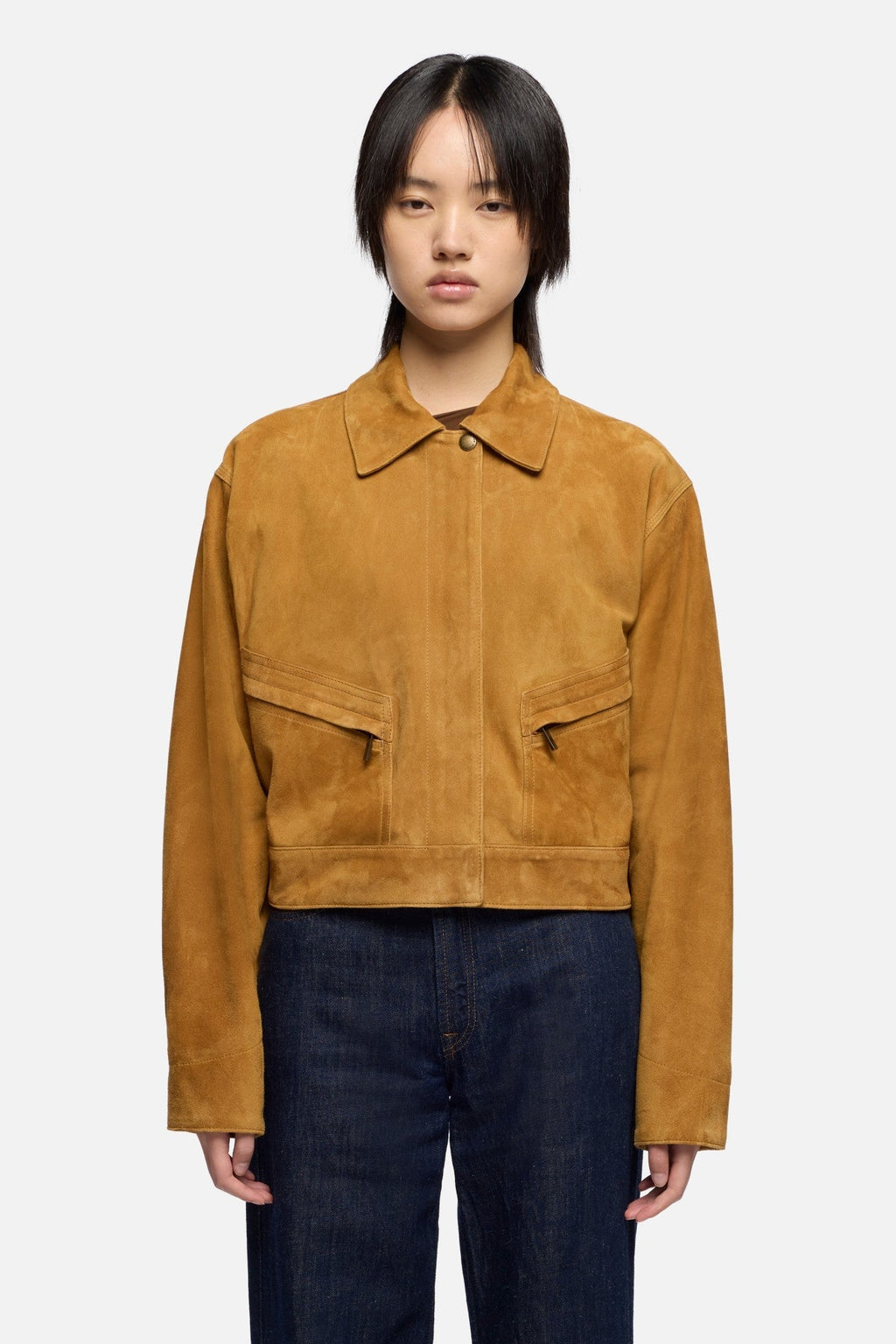 UTILITY JACKET in Suede