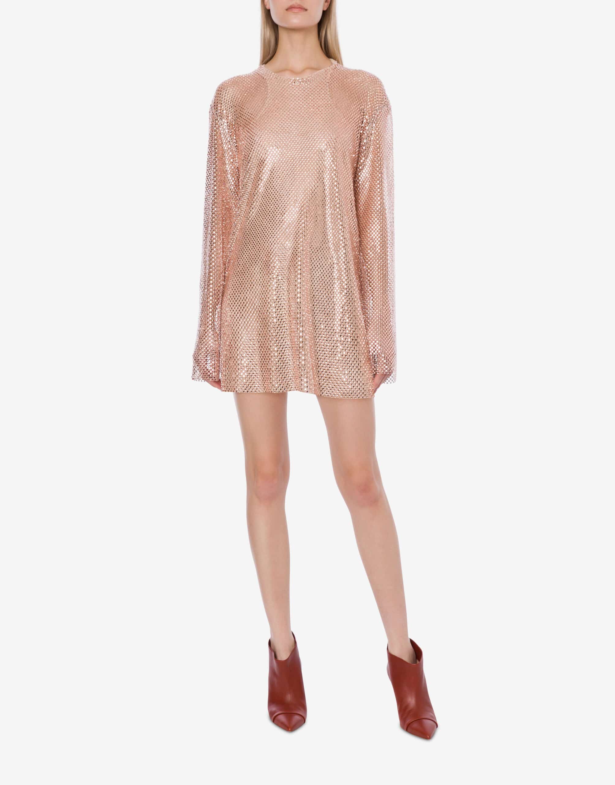 Robe courte brillante