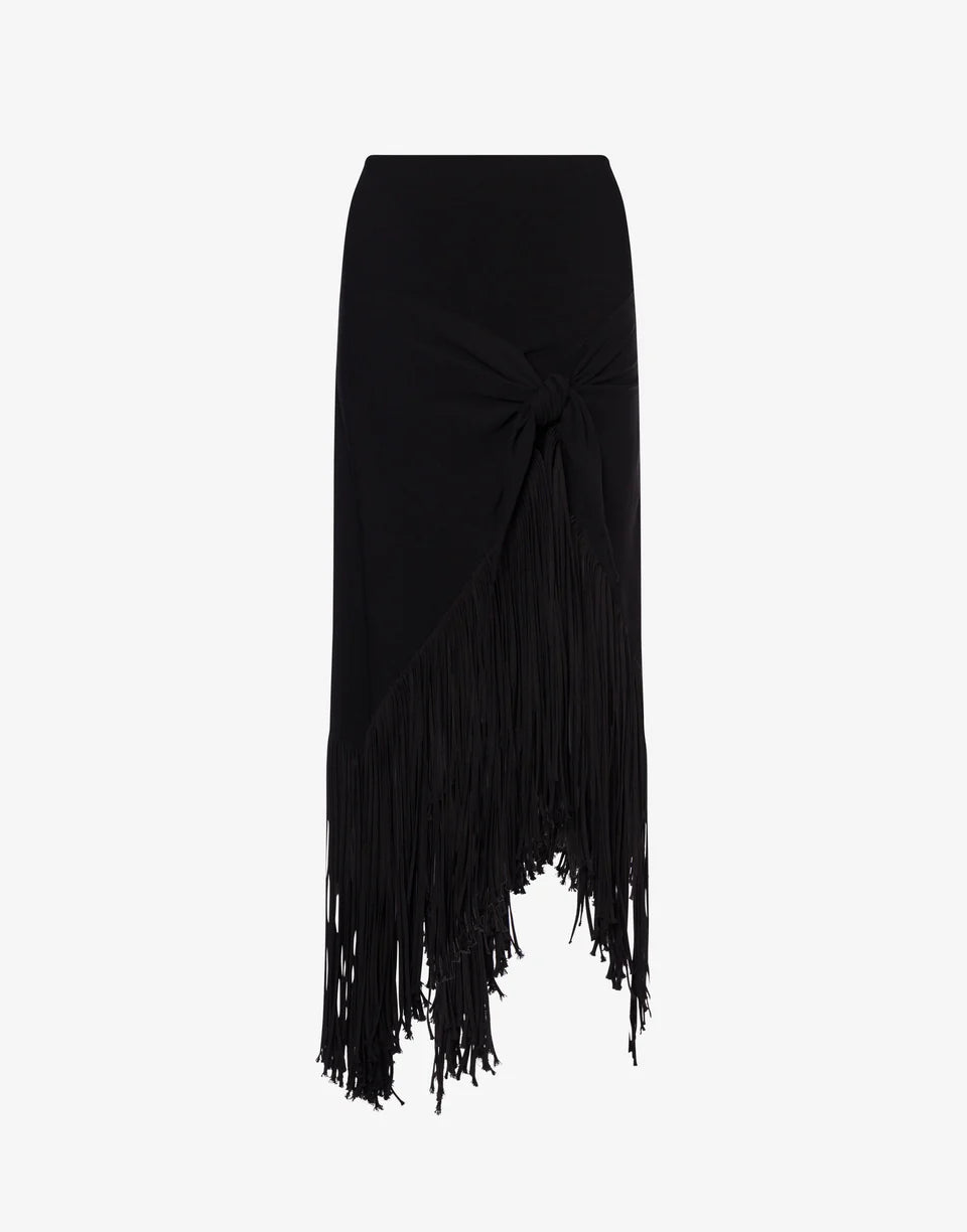 Jupe extensible avec franges