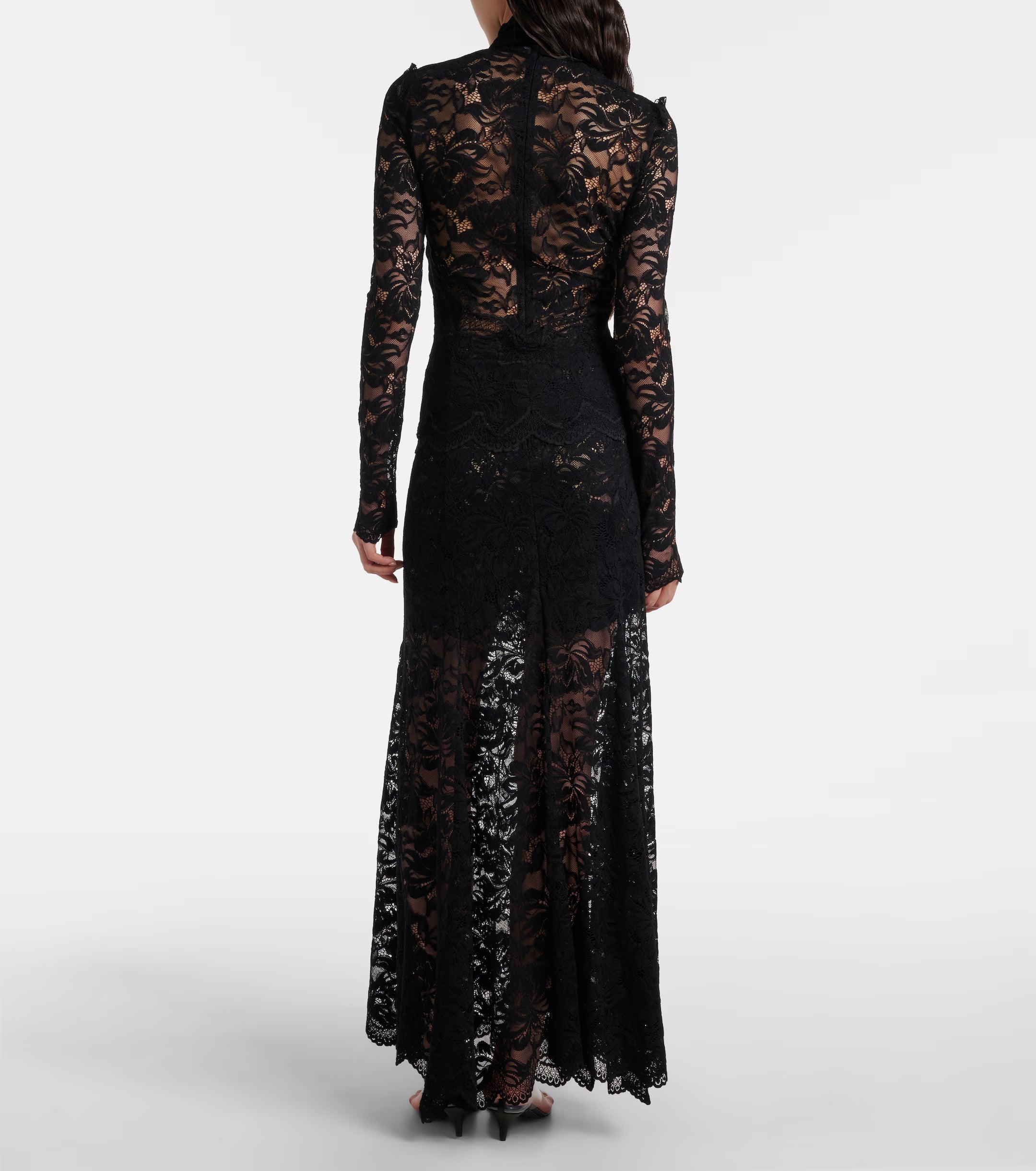 Top en dentelle à fleurs – Rabanne