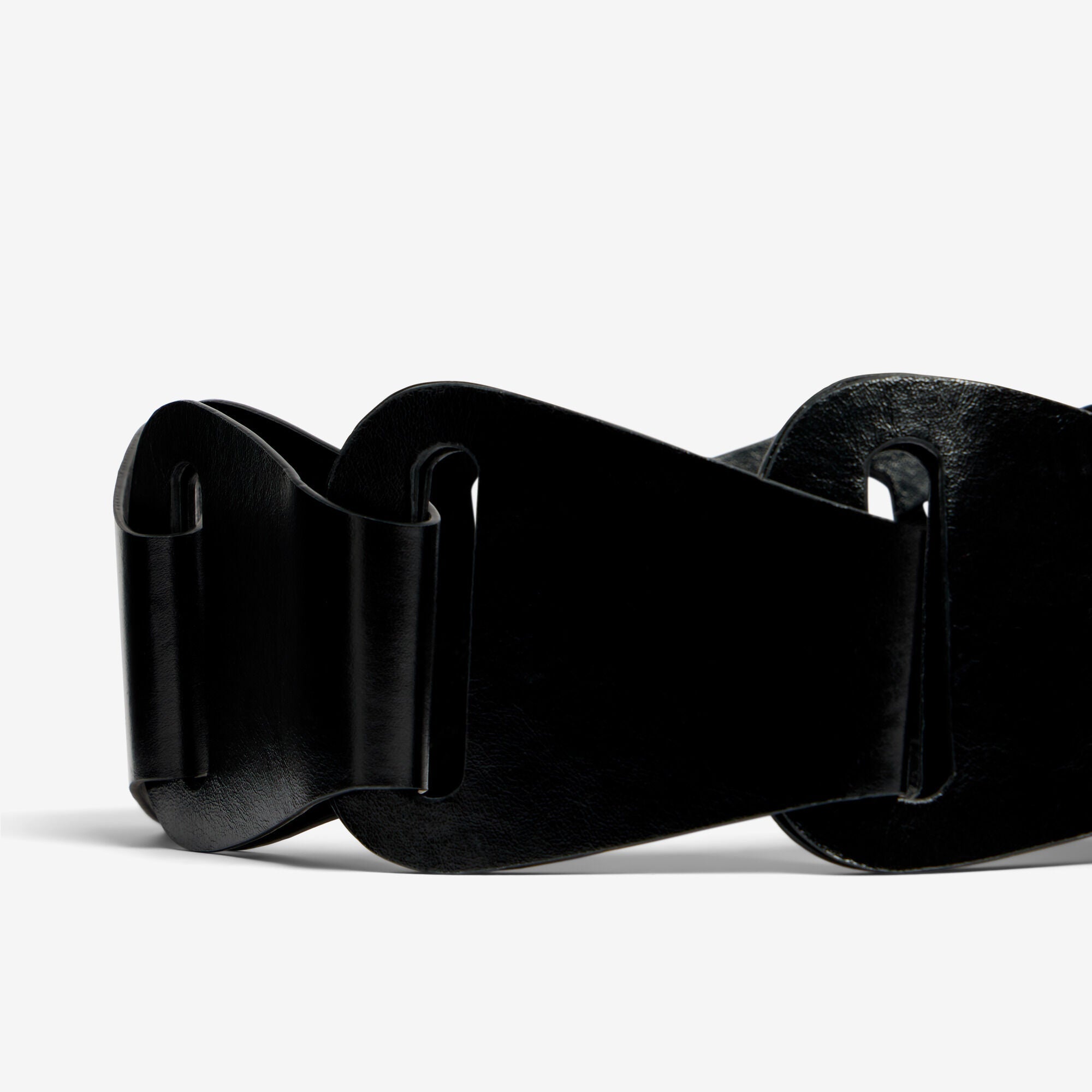 CEINTURE LARGE EN CUIR