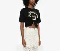 Crop-t-shirt logo pacomania black