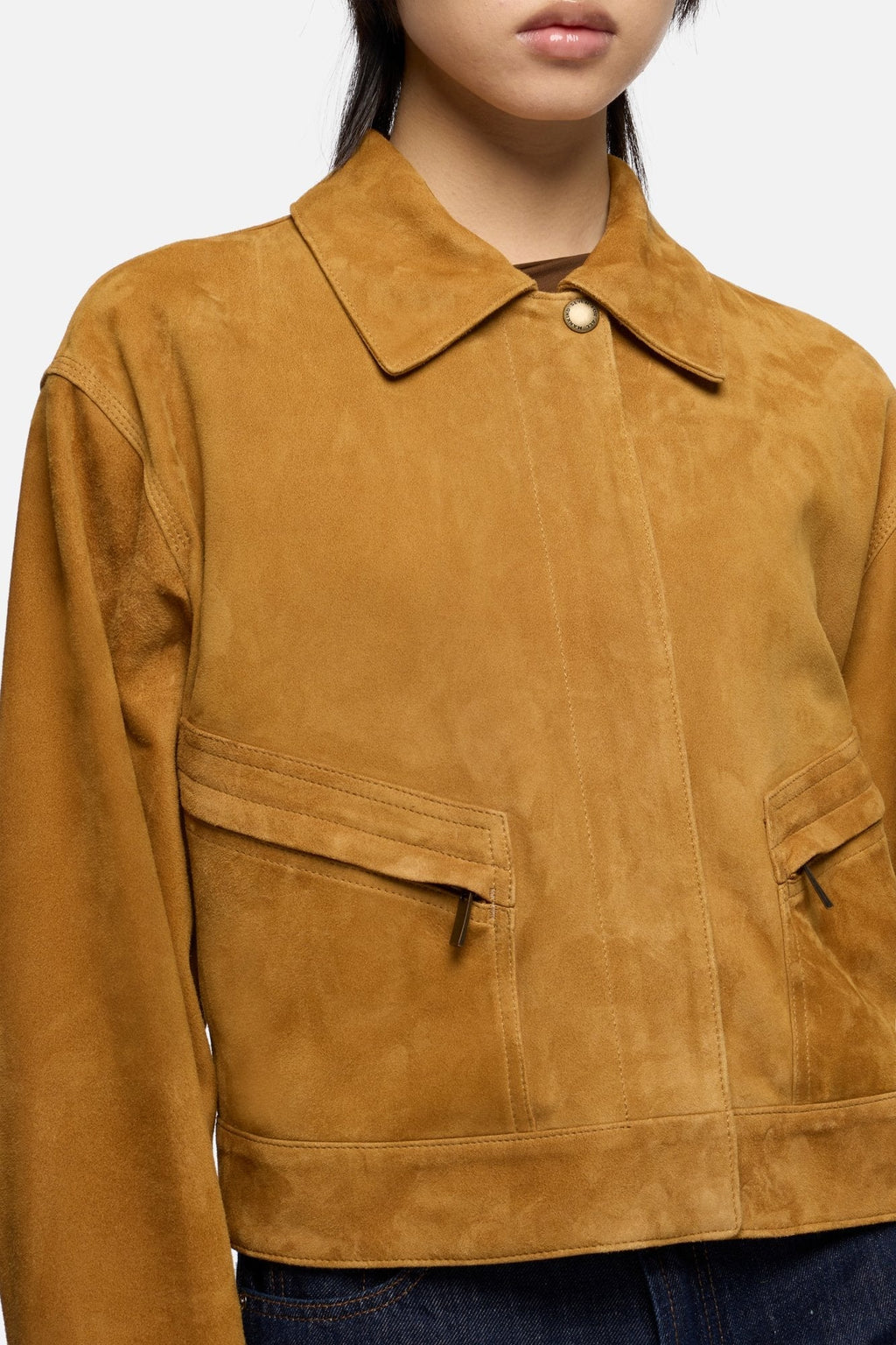 UTILITY JACKET in Suede
