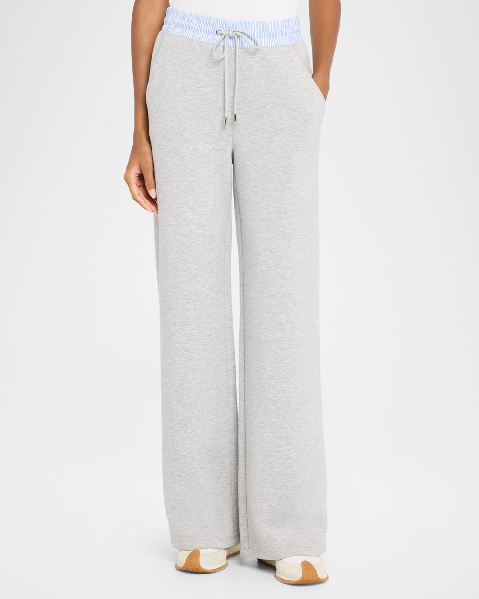Pantalon Ernie en scuba stretch avec cordon de serrage