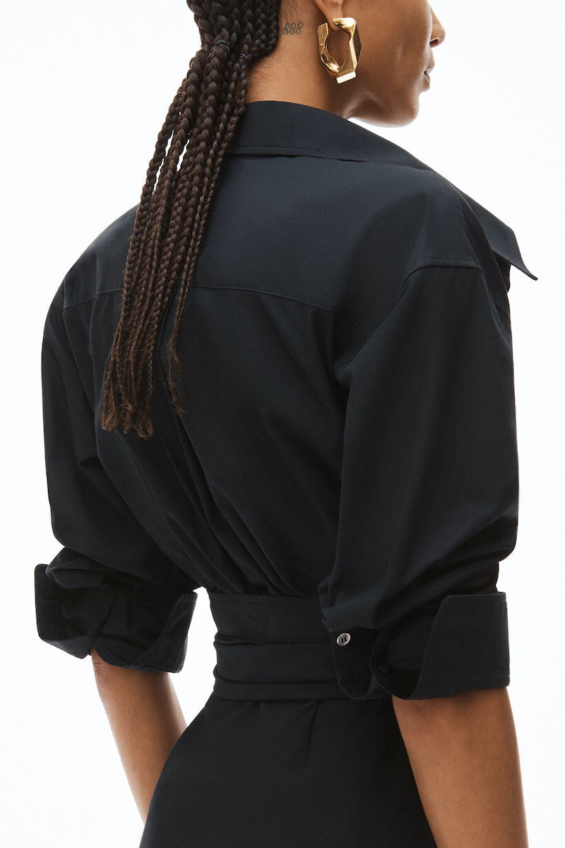 Black Shirt Dress