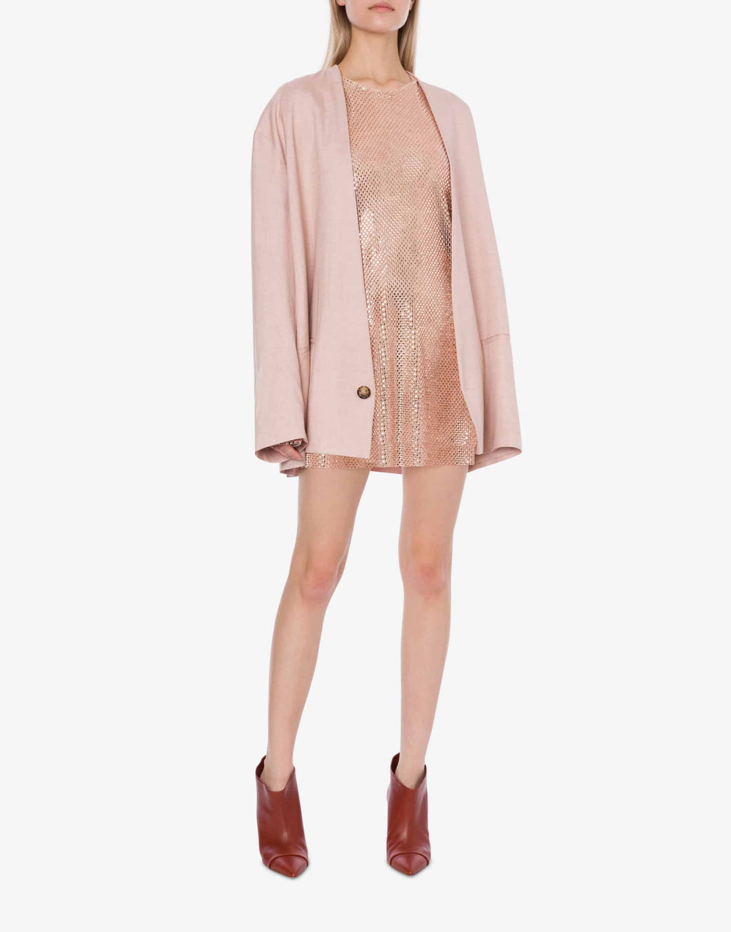 Robe courte brillante