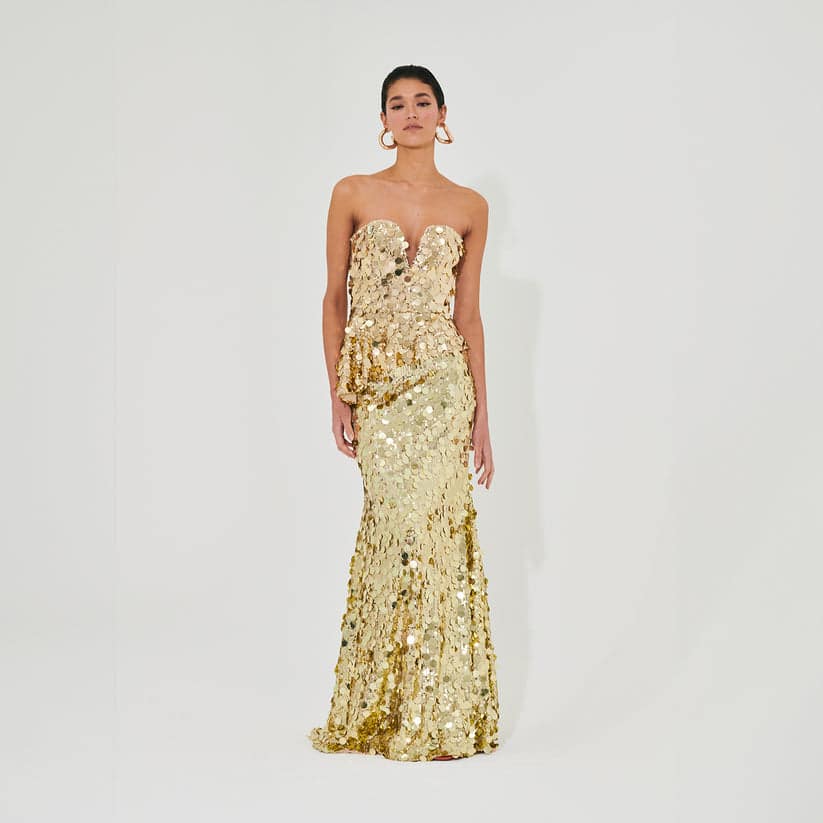 Jupe À Sequins Miroir