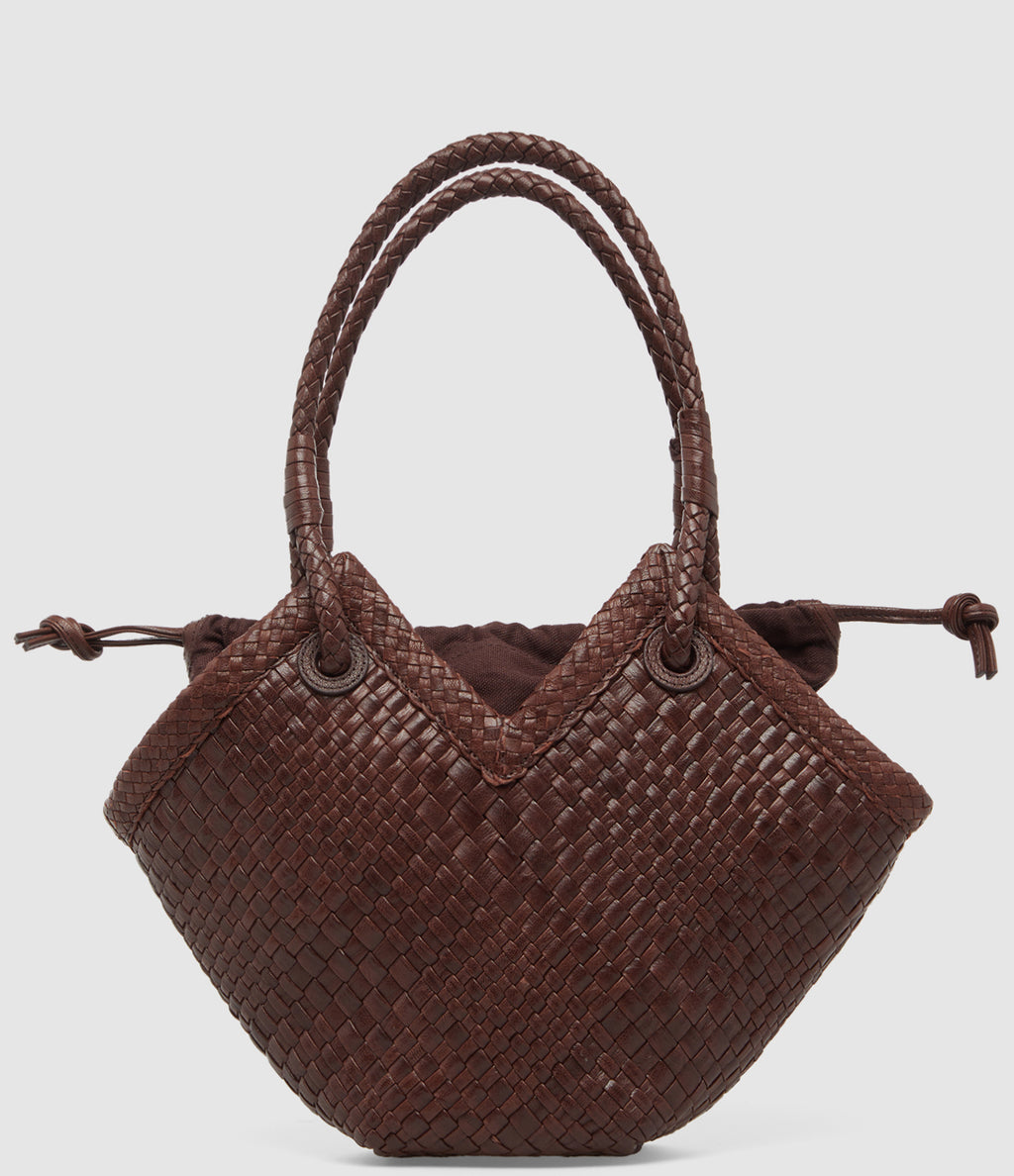Trinity Choco Leather Bag L
