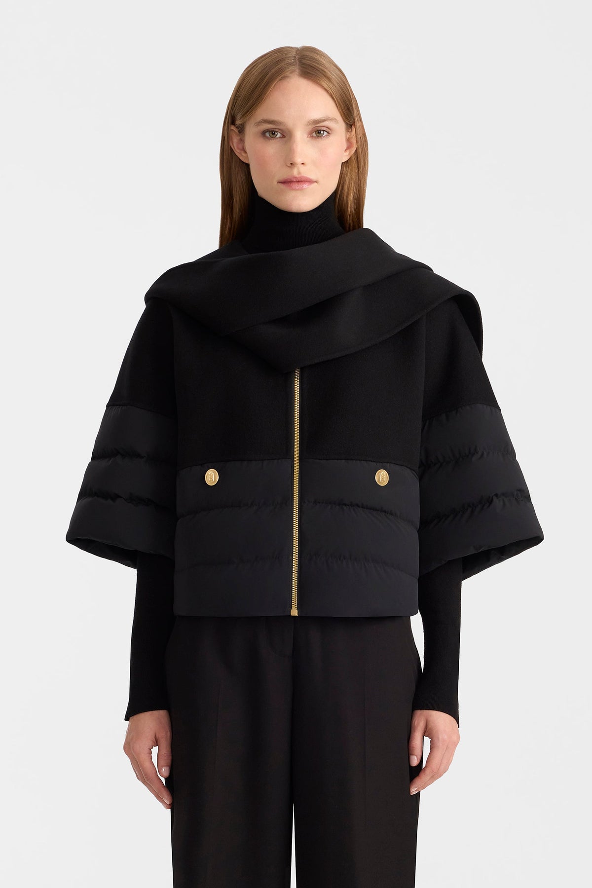 GILLIAN Manteau court en laine