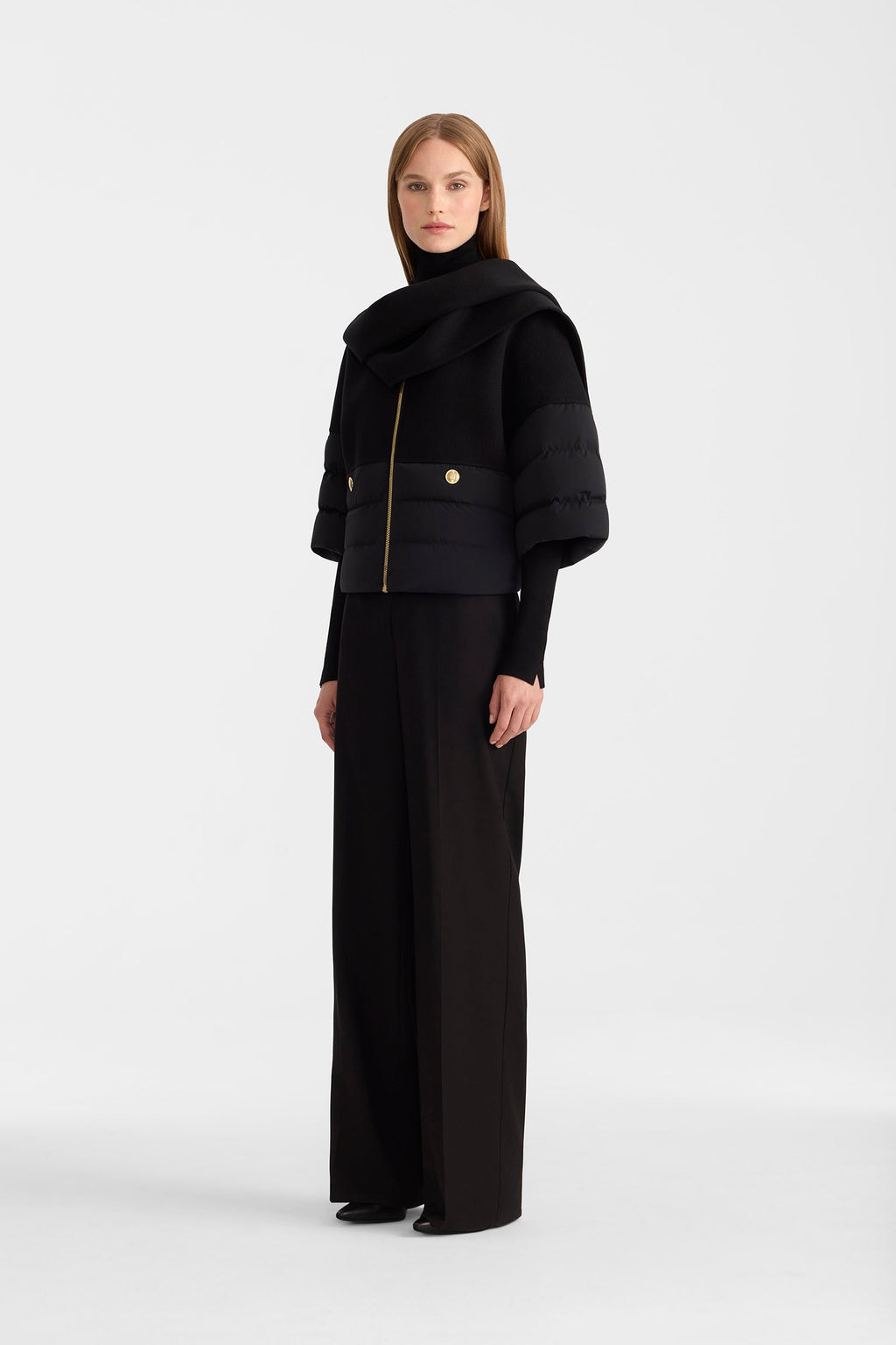 GILLIAN Manteau court en laine