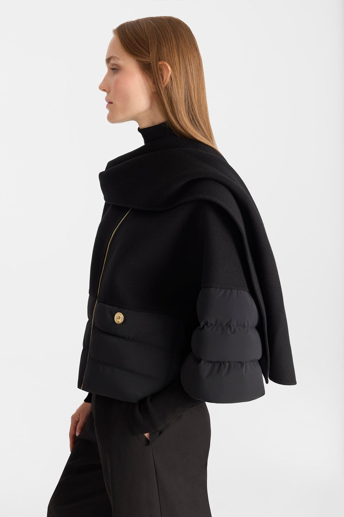 GILLIAN Manteau court en laine