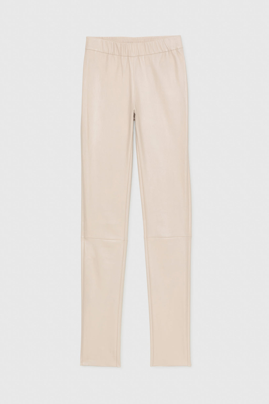 PERLEGGING en cuir coupe ajusté sable
