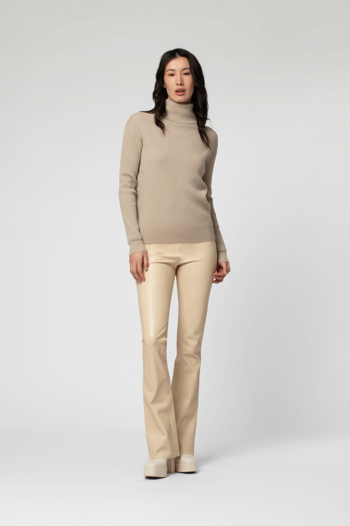 BEYINA leather legging slim fit