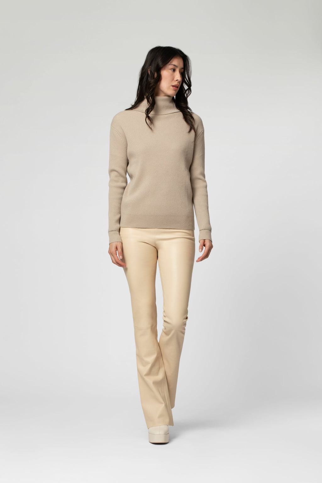 BEYINA leather legging slim fit