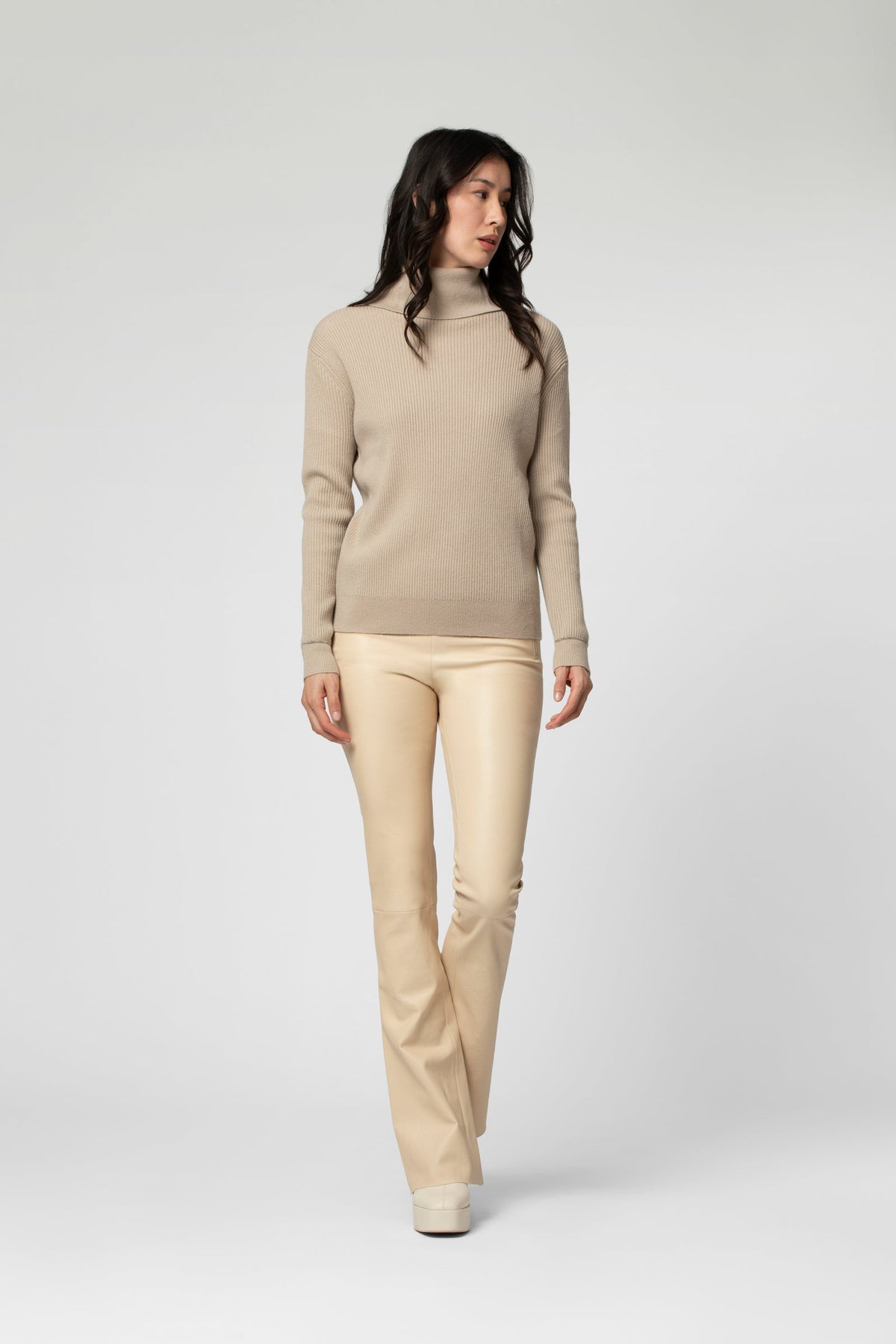 BEYINA leather legging slim fit