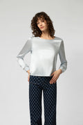 Top TORONTO manches longues bleu ciel