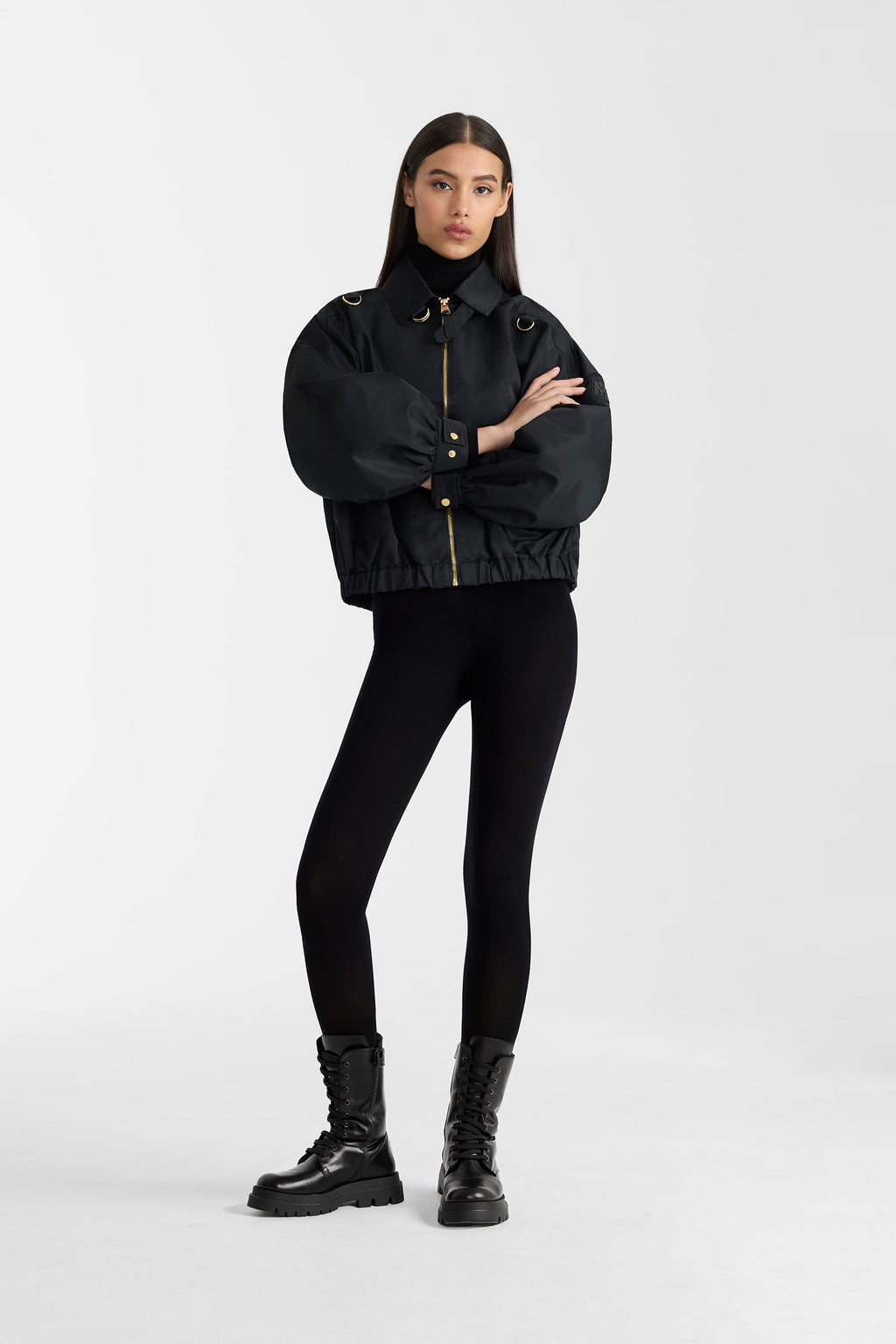 OLIVERA Blouson d'aviateur court DOWN TO +5ºC