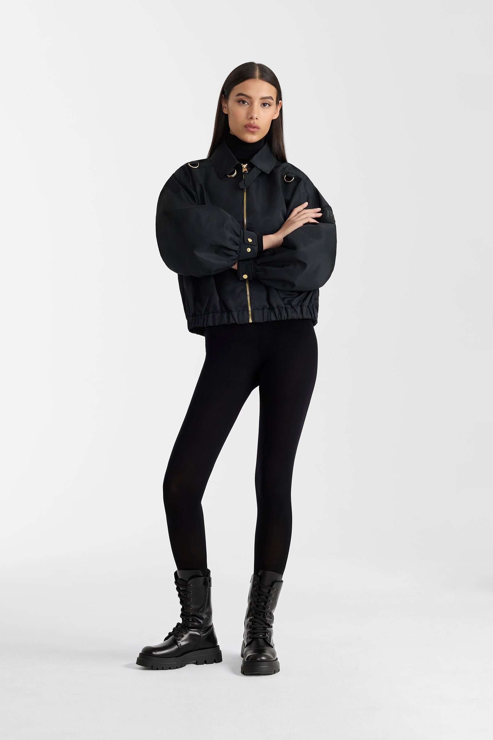 OLIVERA Blouson d'aviateur court DOWN TO +5ºC